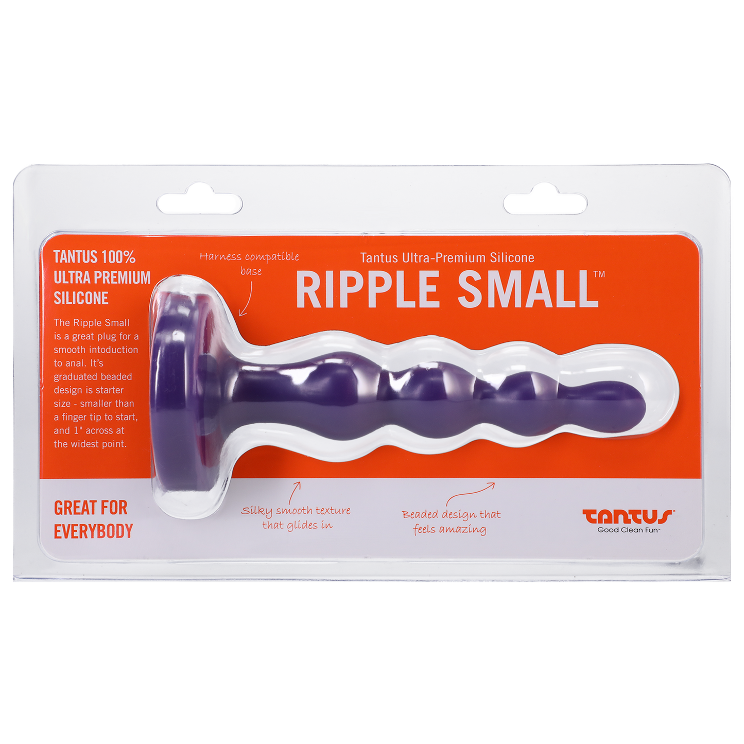 TS0888 - Tantus Ripple Small Amethyst Firm