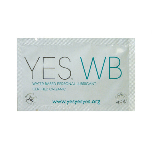 7ml Sachet - YES WB Water Based Lubricant