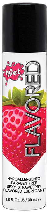 Wet® Flavored™ Sexy Strawberry 1 Fl. Oz./30mL