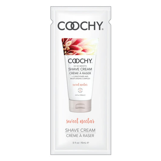 COOCHY SHAVE CREAM Sweet Nectar 0.5 fl oz  |  15mL - FOIL