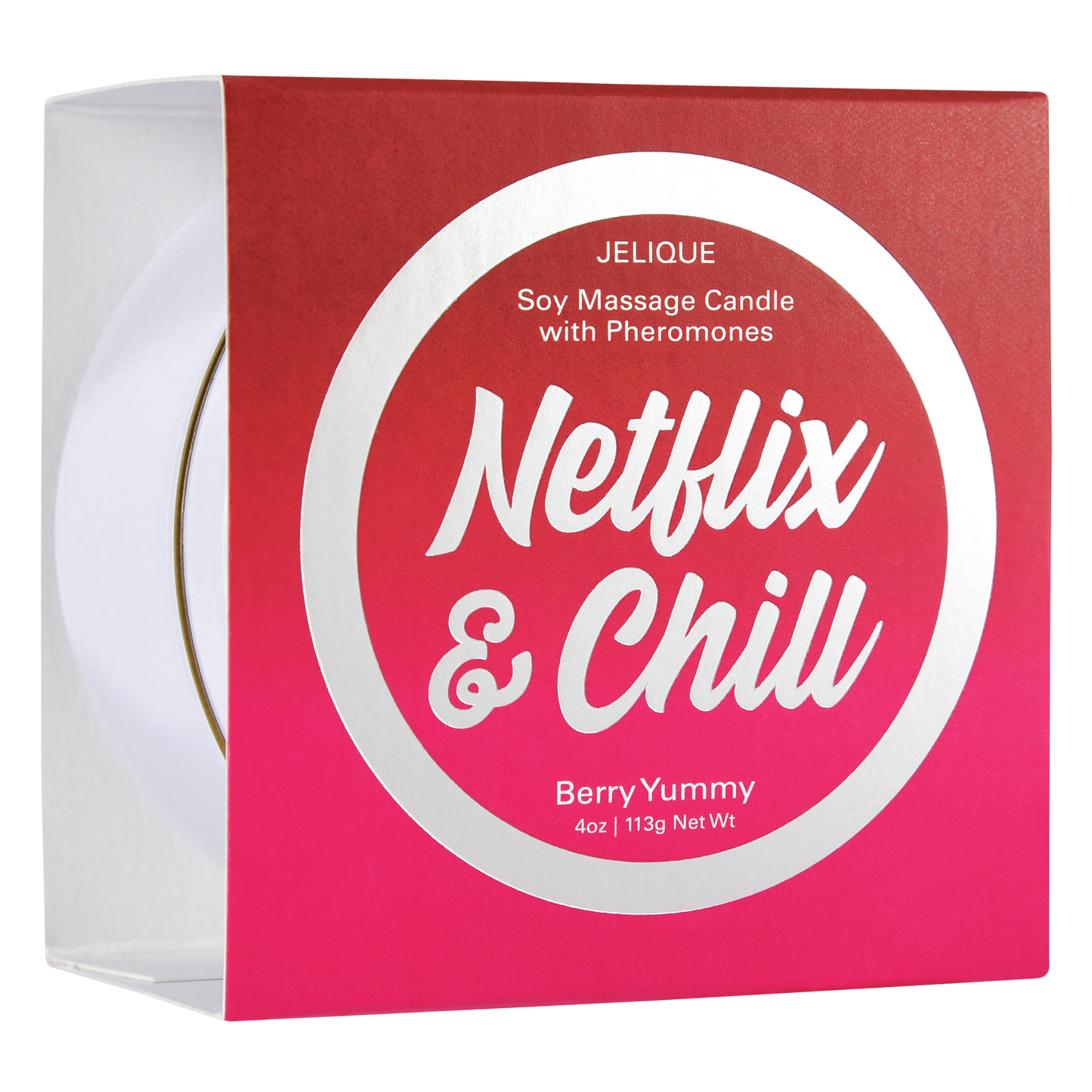 MOOD CANDLES Netflix & Chill - Pheromone Massage Candle Berry Yummy 4oz | 113g