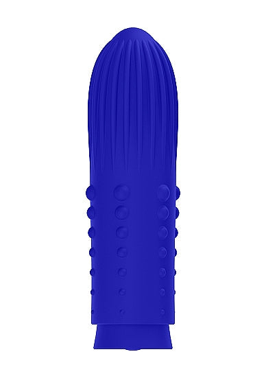 Shots Toys Elegance Lush Turbo Rechargeable Bullet Vibrator Blue