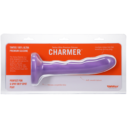Tantus Silicone Charmer Curved G-Spot Dildo Lavender