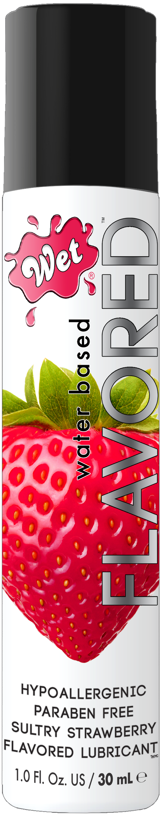 Wet® Flavored™ Sexy Strawberry 1 Fl. Oz./30mL