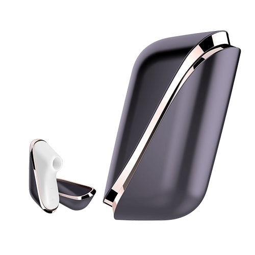 Satisfyer Traveler - aubergine, rose gold