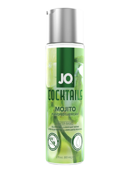 JO Cocktails - Mojito Flavored Lubricant - 2 floz 60 mL