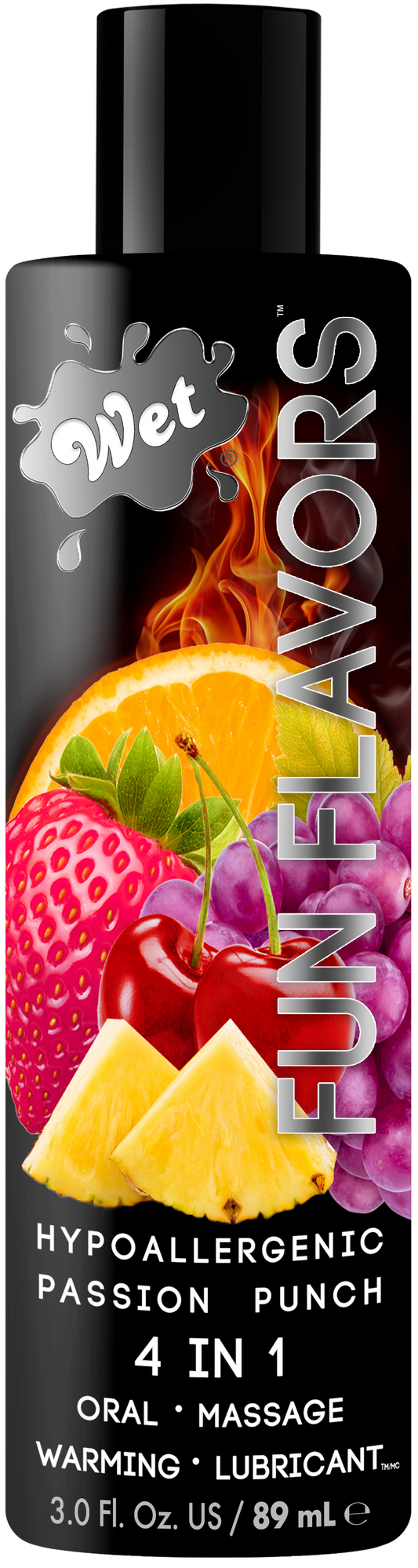 Wet Fun Flavors Passion Punch 4 in 1 3oz