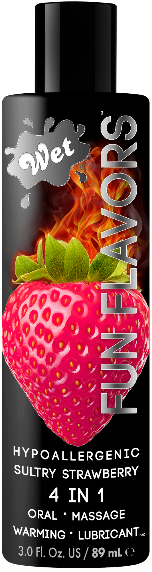 Wet Fun Flavors Sexy Strawberry 4 in 1 3oz