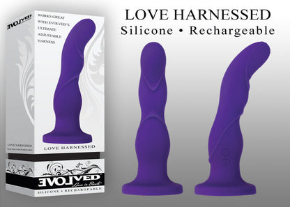 Evolved Novelties Love Harnessed Strap-on Rechargeable Vibrator
