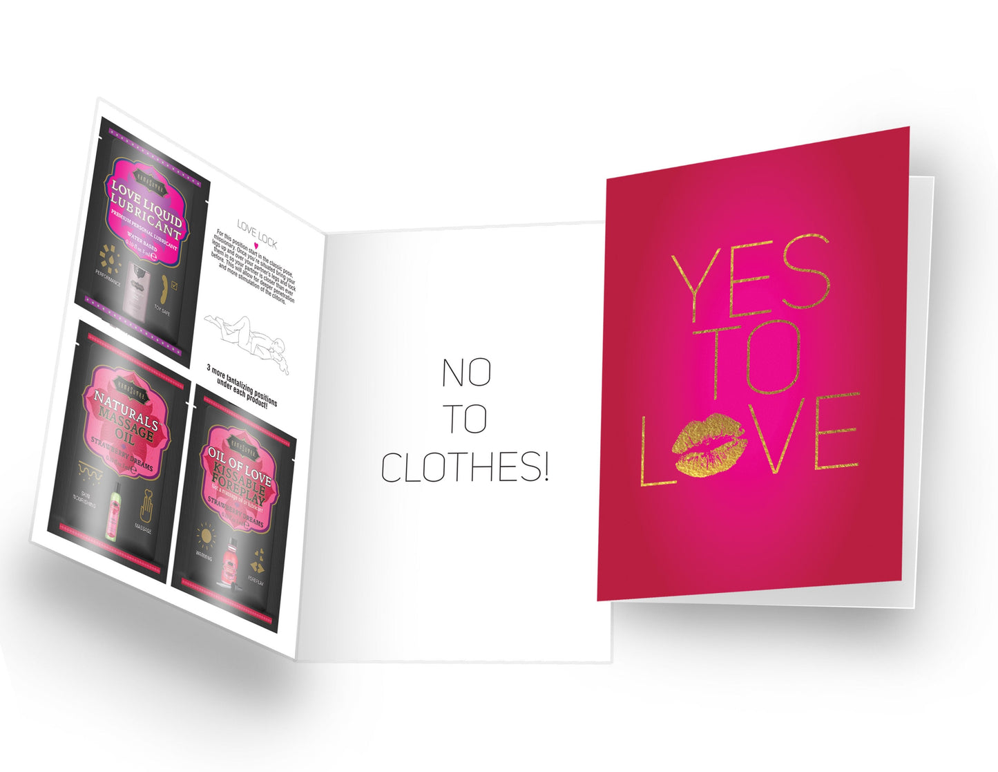 Naughty Notes Yes To Love...No To Clothes!