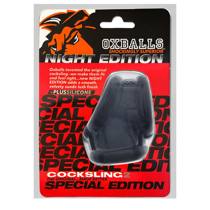 Oxballs COCKSLING-2, sling - PLUS+SILICONE special edition - NIGHT