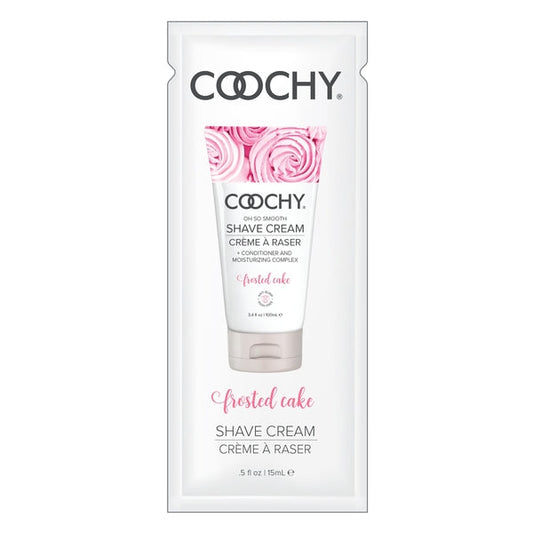Coochy Frosted Cake Shave cream .5oz Foil