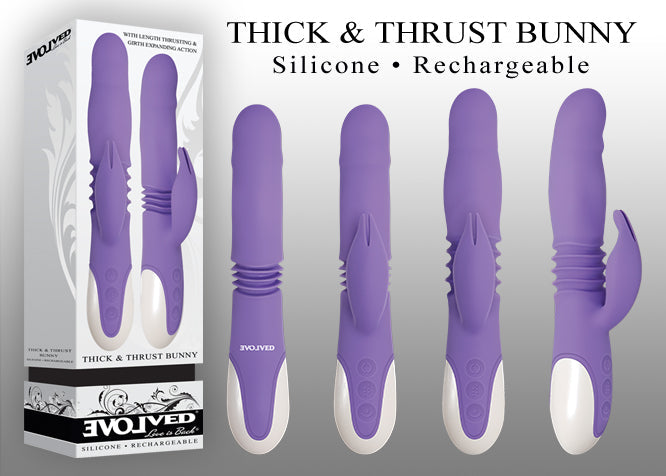 Evolved Novelties Thick & Thrust Bunny Rabbit Vibrator