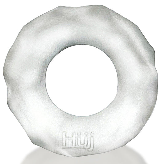 Hunkyjunk FRACTAL tactile cockring CLEAR ICE