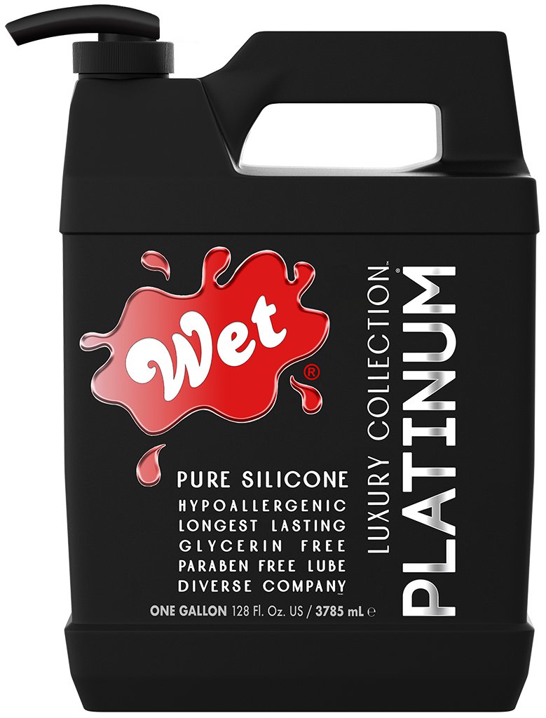 Wet Platinum Silicone Based Sex Lube Gallon