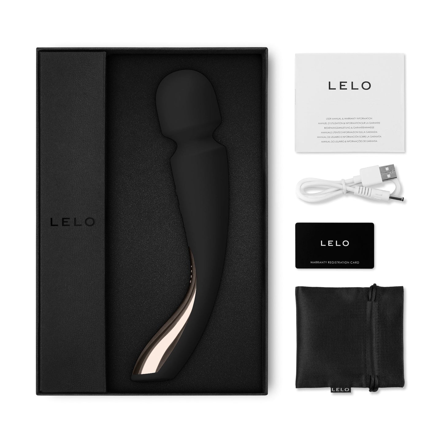 LELO Smart Wand 2 Medium Black