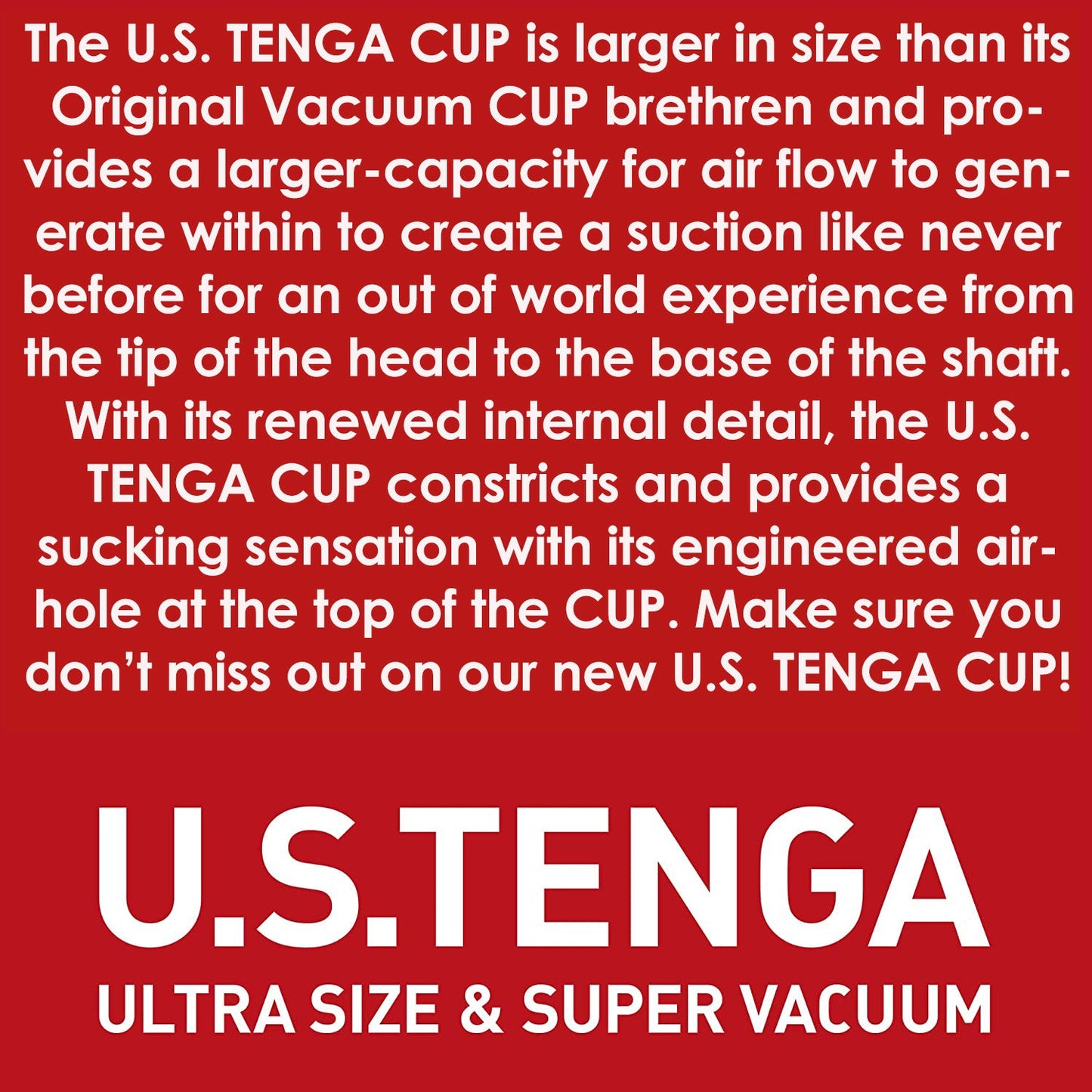 TENGA Original Vacuum Cup U.S.