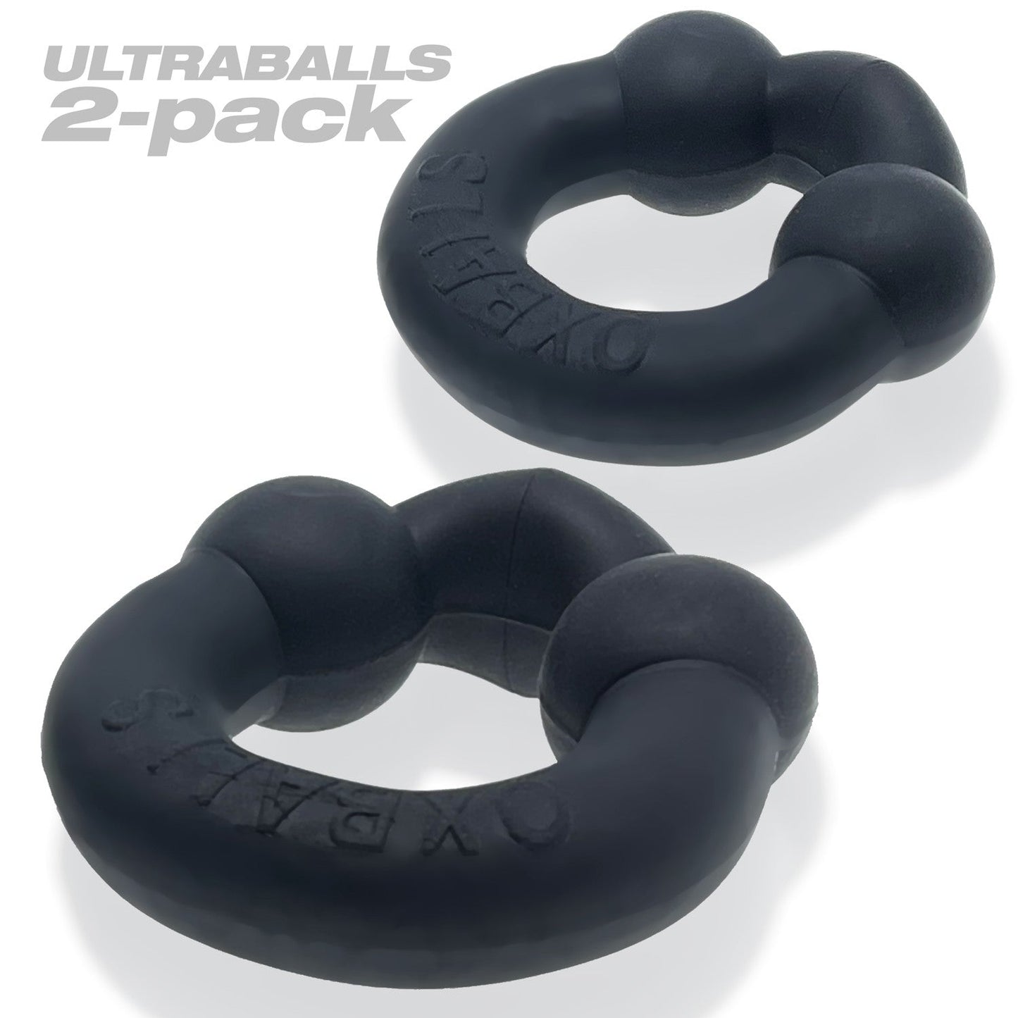 ULTRABALLS, 2-pack cockring - PLUS+SILICONE special edition - NIGHT